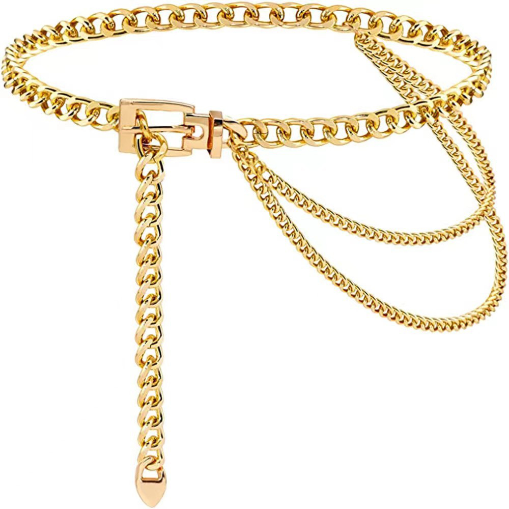 Punk Waist Chain Metal Belt La - Body Jewelry For Sale 评论和价格