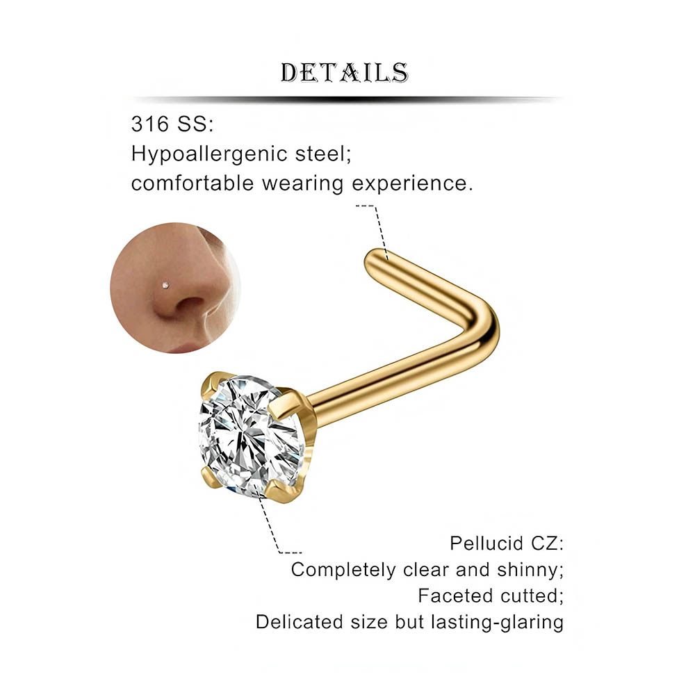 12-Piece Full Set 316L Hypoall - Body Jewelry Lot 评论和价格