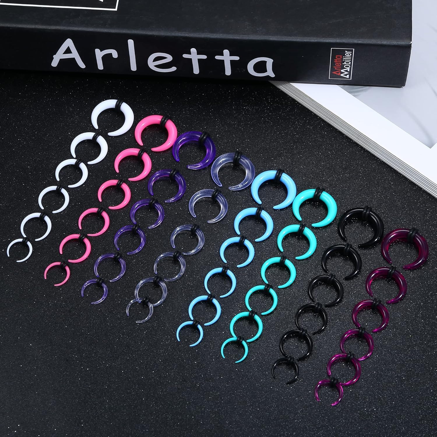 Florideco 4G-14G Acrylic Septu - Body Jewelry Gauges 评论和价格