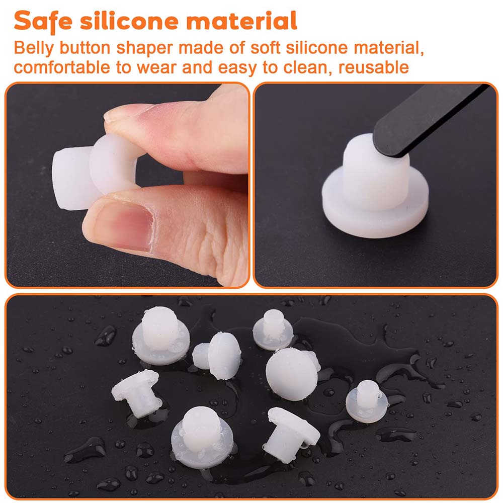 1PC Silicone Belly Button Plug - Body Jewelry Repair 评论和价格