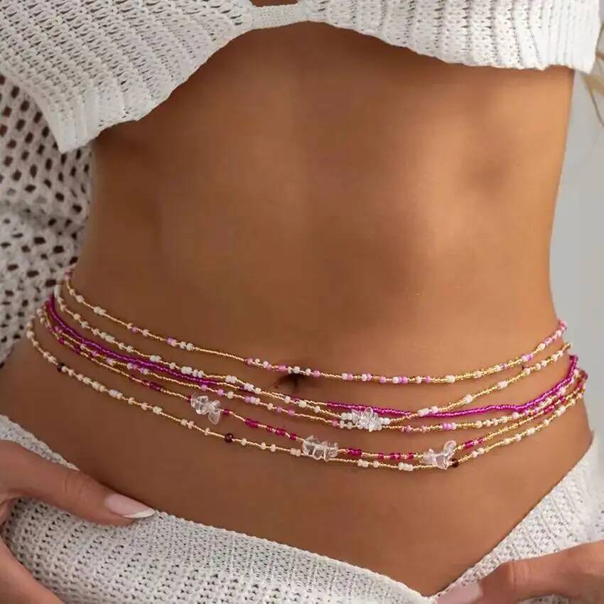 SHIXIN 6Pcs/Set Boho Colorful  - Body Jewelry For Sale 评论和价格