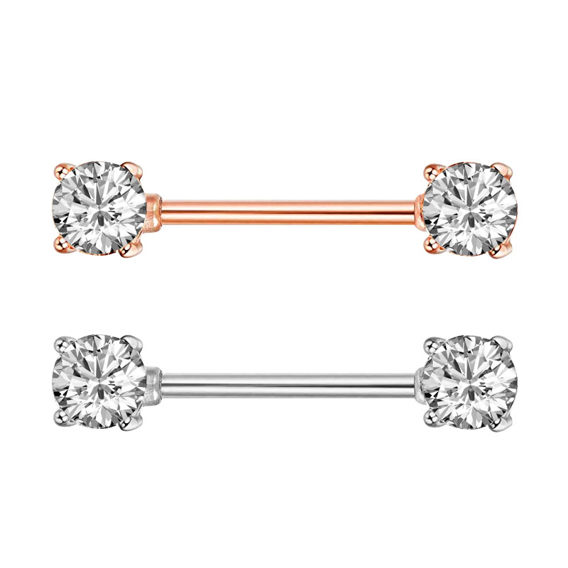 2Pcs Fashion High Quality Zirc - Body Jewelry Quality 评论和价格