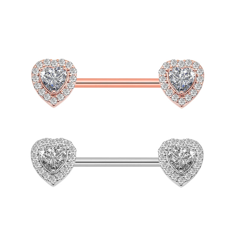 2Pcs Fashion High Quality Zirc - Body Jewelry Quality 评论和价格